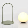 Bizzotto Pansy Επαναφορτιζόμενο Φωτιστικό Led Μεταλλικό Πράσινο Ø13,5x21 Εκ. - Dimmable Κωδικός: 0828274